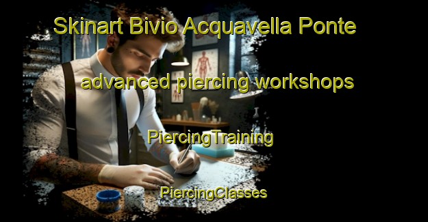 Skinart Bivio Acquavella Ponte advanced piercing workshops | #PiercingTraining #PiercingClasses #SkinartTraining-Italy