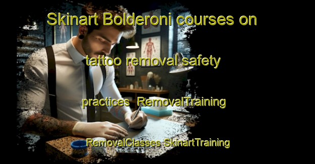 Skinart Bolderoni courses on tattoo removal safety practices | #RemovalTraining #RemovalClasses #SkinartTraining-Italy