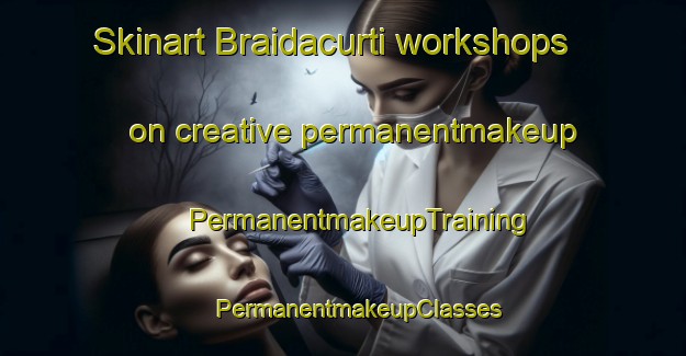 Skinart Braidacurti workshops on creative permanentmakeup | #PermanentmakeupTraining #PermanentmakeupClasses #SkinartTraining-Italy