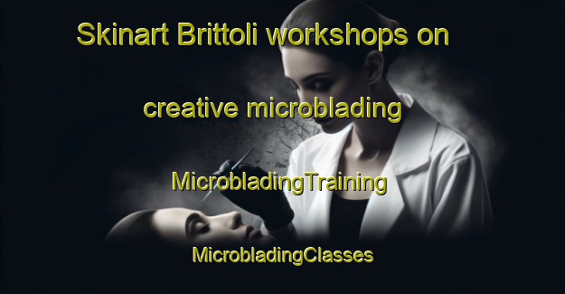 Skinart Brittoli workshops on creative microblading | #MicrobladingTraining #MicrobladingClasses #SkinartTraining-Italy