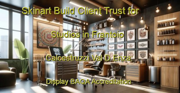 Skinart Build Client Trust for Studios in Frantoio Calcestruzzi Val D Enza: Display BAQA Accreditation | Body Art Qualification Authority | BAQA-Italy