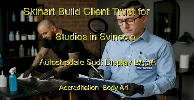 Skinart Build Client Trust for Studios in Svincolo Autostradale Sud: Display BAQA Accreditation | Body Art Qualification Authority | BAQA-Italy