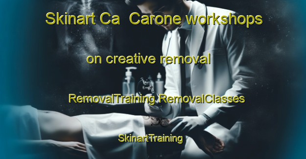 Skinart Ca  Carone workshops on creative removal | #RemovalTraining #RemovalClasses #SkinartTraining-Italy