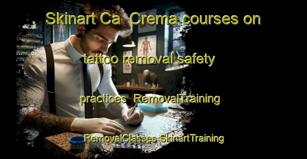 Skinart Ca  Crema courses on tattoo removal safety practices | #RemovalTraining #RemovalClasses #SkinartTraining-Italy