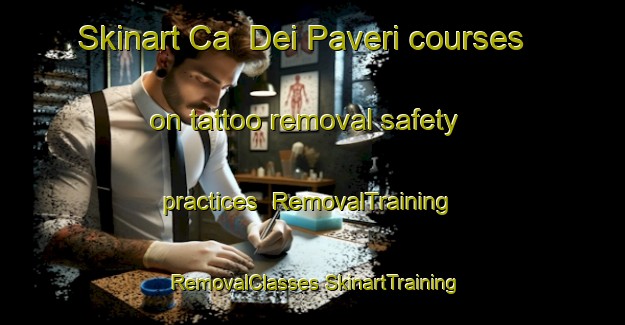 Skinart Ca  Dei Paveri courses on tattoo removal safety practices | #RemovalTraining #RemovalClasses #SkinartTraining-Italy