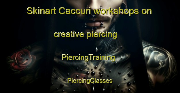 Skinart Caccuri workshops on creative piercing | #PiercingTraining #PiercingClasses #SkinartTraining-Italy