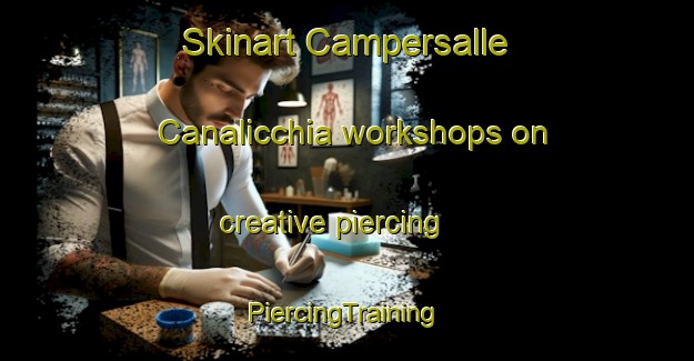 Skinart Campersalle Canalicchia workshops on creative piercing | #PiercingTraining #PiercingClasses #SkinartTraining-Italy