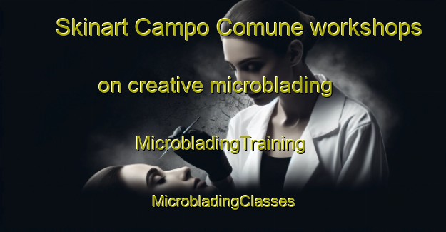 Skinart Campo Comune workshops on creative microblading | #MicrobladingTraining #MicrobladingClasses #SkinartTraining-Italy