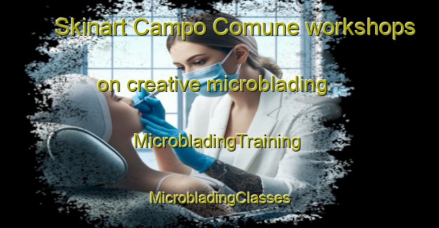 Skinart Campo Comune workshops on creative microblading | #MicrobladingTraining #MicrobladingClasses #SkinartTraining-Italy