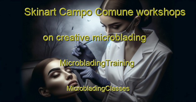 Skinart Campo Comune workshops on creative microblading | #MicrobladingTraining #MicrobladingClasses #SkinartTraining-Italy