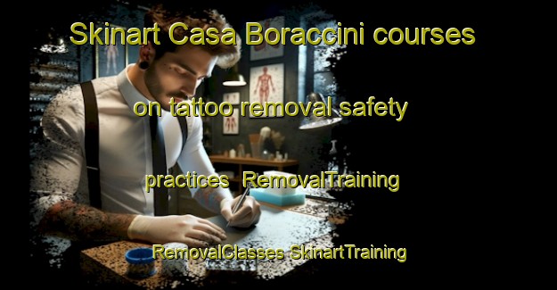 Skinart Casa Boraccini courses on tattoo removal safety practices | #RemovalTraining #RemovalClasses #SkinartTraining-Italy