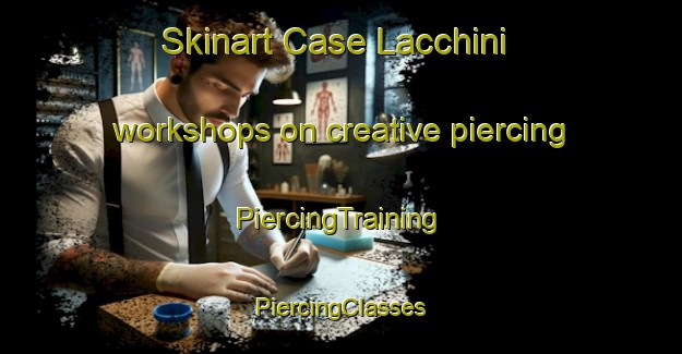 Skinart Case Lacchini workshops on creative piercing | #PiercingTraining #PiercingClasses #SkinartTraining-Italy