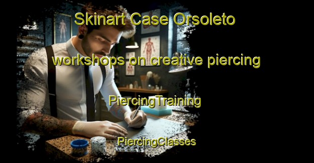 Skinart Case Orsoleto workshops on creative piercing | #PiercingTraining #PiercingClasses #SkinartTraining-Italy