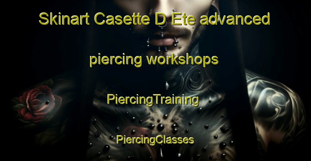 Skinart Casette D Ete advanced piercing workshops | #PiercingTraining #PiercingClasses #SkinartTraining-Italy