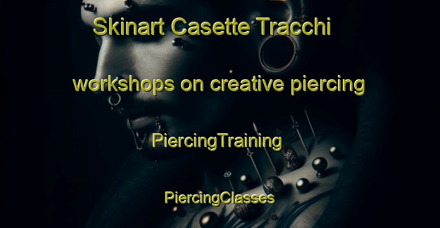 Skinart Casette Tracchi workshops on creative piercing | #PiercingTraining #PiercingClasses #SkinartTraining-Italy