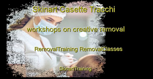 Skinart Casette Tracchi workshops on creative removal | #RemovalTraining #RemovalClasses #SkinartTraining-Italy