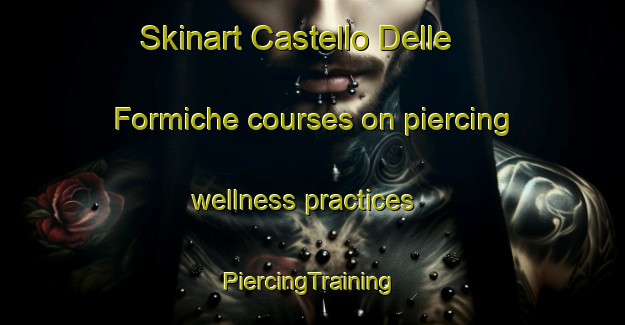 Skinart Castello Delle Formiche courses on piercing wellness practices | #PiercingTraining #PiercingClasses #SkinartTraining-Italy