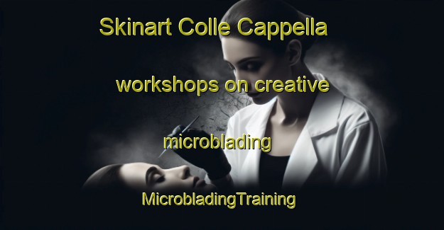 Skinart Colle Cappella workshops on creative microblading | #MicrobladingTraining #MicrobladingClasses #SkinartTraining-Italy