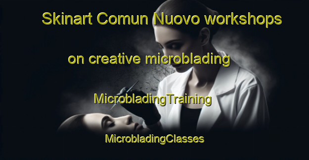 Skinart Comun Nuovo workshops on creative microblading | #MicrobladingTraining #MicrobladingClasses #SkinartTraining-Italy