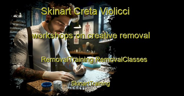 Skinart Creta Violicci workshops on creative removal | #RemovalTraining #RemovalClasses #SkinartTraining-Italy