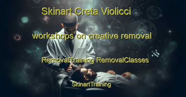 Skinart Creta Violicci workshops on creative removal | #RemovalTraining #RemovalClasses #SkinartTraining-Italy