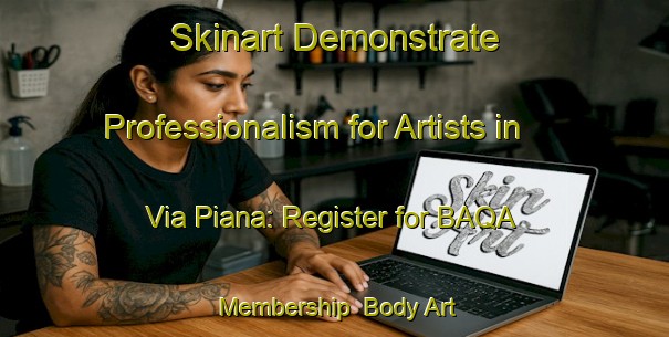 Skinart Demonstrate Professionalism for Artists in Via Piana: Register for BAQA Membership | Body Art Qualification Authority | BAQA-Italy