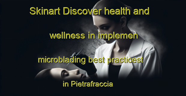 Skinart Discover health and wellness in implemen microblading best practicest in Pietrafraccia | MicrobladingTraining | MicrobladingClasses | SkinartTraining-Italy