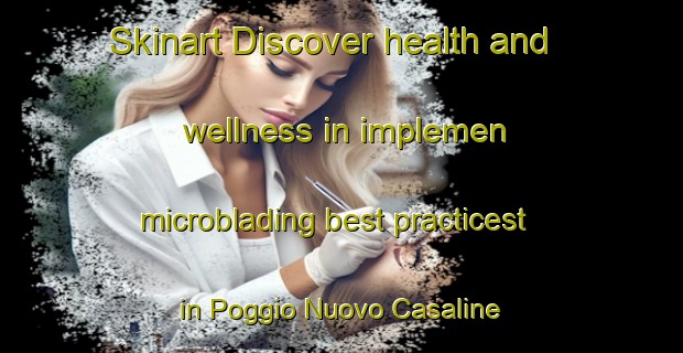 Skinart Discover health and wellness in implemen microblading best practicest in Poggio Nuovo Casaline | MicrobladingTraining | MicrobladingClasses | SkinartTraining-Italy