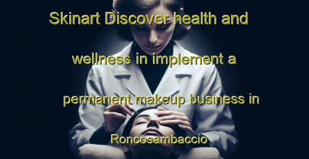 Skinart Discover health and wellness in implement a permanent makeup business in Roncosambaccio | PermanentmakeupTraining | PermanentmakeupClasses | SkinartTraining-Italy