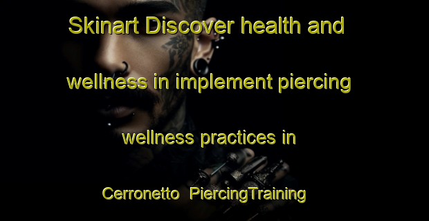 Skinart Discover health and wellness in implement piercing wellness practices in Cerronetto | PiercingTraining | PiercingClasses | SkinartTraining-Italy