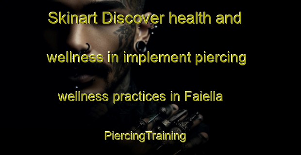 Skinart Discover health and wellness in implement piercing wellness practices in Faiella | PiercingTraining | PiercingClasses | SkinartTraining-Italy