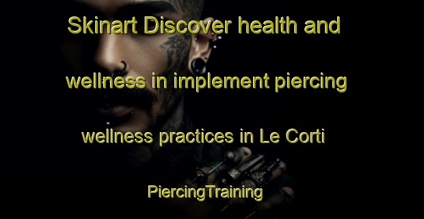 Skinart Discover health and wellness in implement piercing wellness practices in Le Corti | PiercingTraining | PiercingClasses | SkinartTraining-Italy
