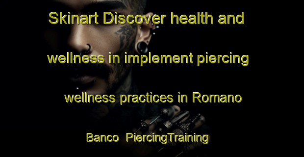 Skinart Discover health and wellness in implement piercing wellness practices in Romano Banco | PiercingTraining | PiercingClasses | SkinartTraining-Italy