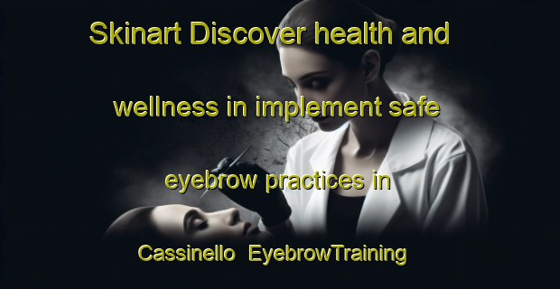 Skinart Discover health and wellness in implement safe eyebrow practices in Cassinello | EyebrowTraining | EyebrowClasses | SkinartTraining-Italy