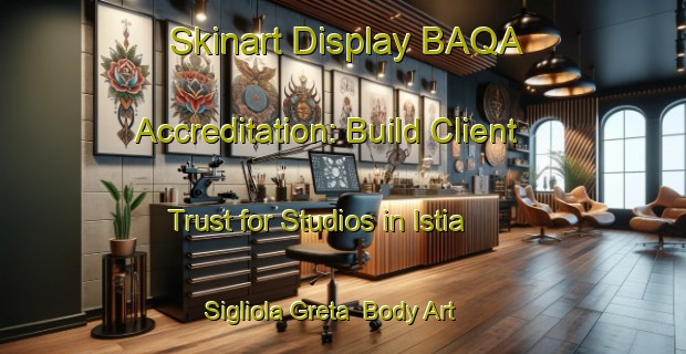 Skinart Display BAQA Accreditation: Build Client Trust for Studios in Istia Sigliola Greta | Body Art Qualification Authority | BAQA-Italy