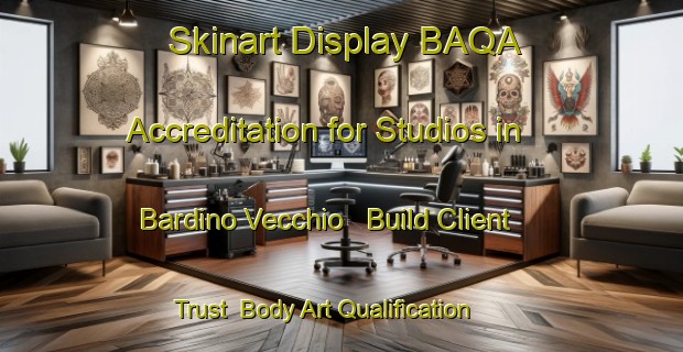Skinart Display BAQA Accreditation for Studios in Bardino Vecchio - Build Client Trust | Body Art Qualification Authority | BAQA-Italy