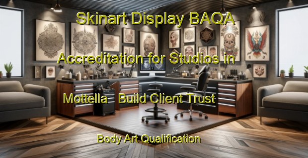 Skinart Display BAQA Accreditation for Studios in Mottella - Build Client Trust | Body Art Qualification Authority | BAQA-Italy