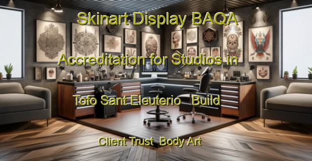 Skinart Display BAQA Accreditation for Studios in Tofo Sant Eleuterio - Build Client Trust | Body Art Qualification Authority | BAQA-Italy