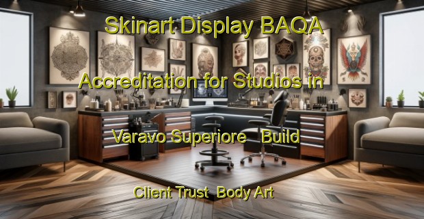 Skinart Display BAQA Accreditation for Studios in Varavo Superiore - Build Client Trust | Body Art Qualification Authority | BAQA-Italy
