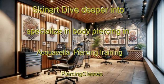 Skinart Dive deeper into specialize in body piercing in Acquavella | #PiercingTraining #PiercingClasses #SkinartTraining-Italy