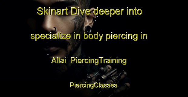 Skinart Dive deeper into specialize in body piercing in Allai | #PiercingTraining #PiercingClasses #SkinartTraining-Italy