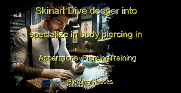 Skinart Dive deeper into specialize in body piercing in Apparizione | #PiercingTraining #PiercingClasses #SkinartTraining-Italy