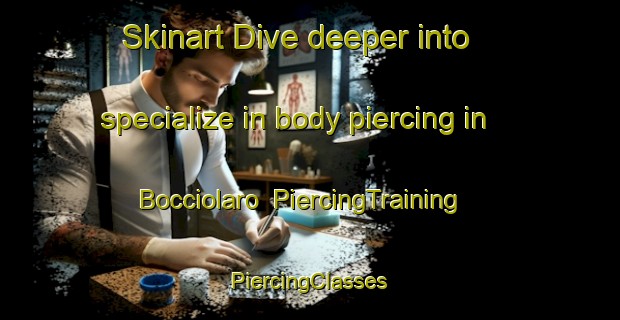 Skinart Dive deeper into specialize in body piercing in Bocciolaro | #PiercingTraining #PiercingClasses #SkinartTraining-Italy