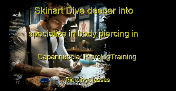 Skinart Dive deeper into specialize in body piercing in Capannuccia | #PiercingTraining #PiercingClasses #SkinartTraining-Italy