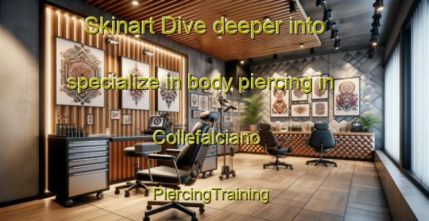 Skinart Dive deeper into specialize in body piercing in Collefalciano | #PiercingTraining #PiercingClasses #SkinartTraining-Italy