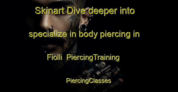 Skinart Dive deeper into specialize in body piercing in Fiolli | #PiercingTraining #PiercingClasses #SkinartTraining-Italy