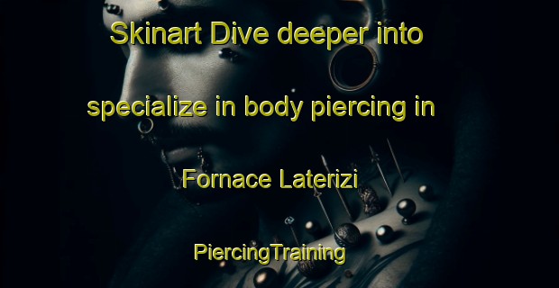 Skinart Dive deeper into specialize in body piercing in Fornace Laterizi | PiercingTraining | PiercingClasses | SkinartTraining-Italy