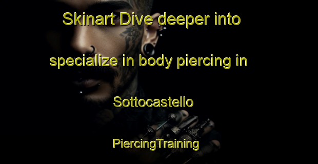 Skinart Dive deeper into specialize in body piercing in Sottocastello | #PiercingTraining #PiercingClasses #SkinartTraining-Italy