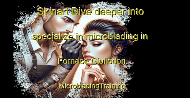 Skinart Dive deeper into specialize in microblading in Fornace Giuliodori | MicrobladingTraining | MicrobladingClasses | SkinartTraining-Italy