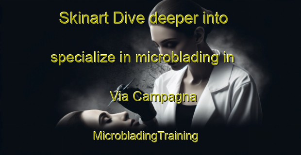 Skinart Dive deeper into specialize in microblading in Via Campagna | MicrobladingTraining | MicrobladingClasses | SkinartTraining-Italy